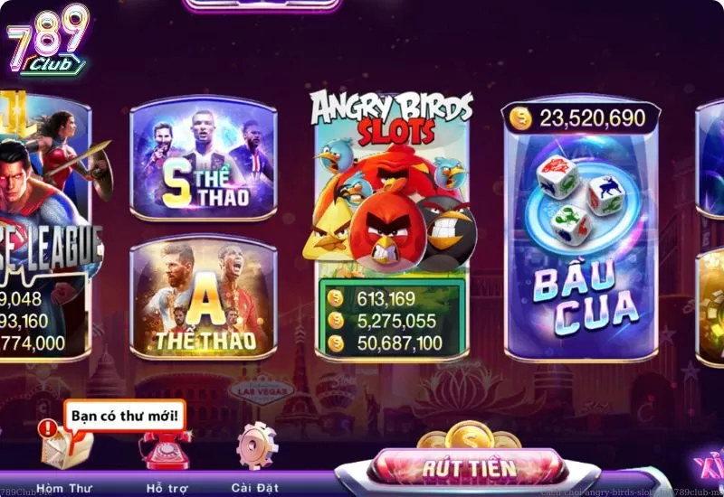 Ưu điểm của Angry Birds Slots tại 789Club Me