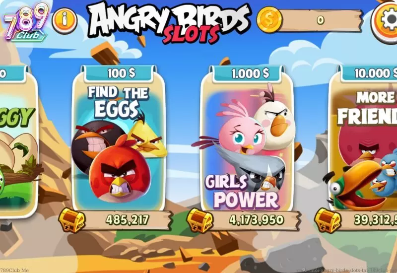 Giới thiệu sơ lược về Angry Birds Slots tại 789Club Me
