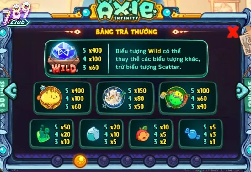 Luật chơi Axie Infinity Slots